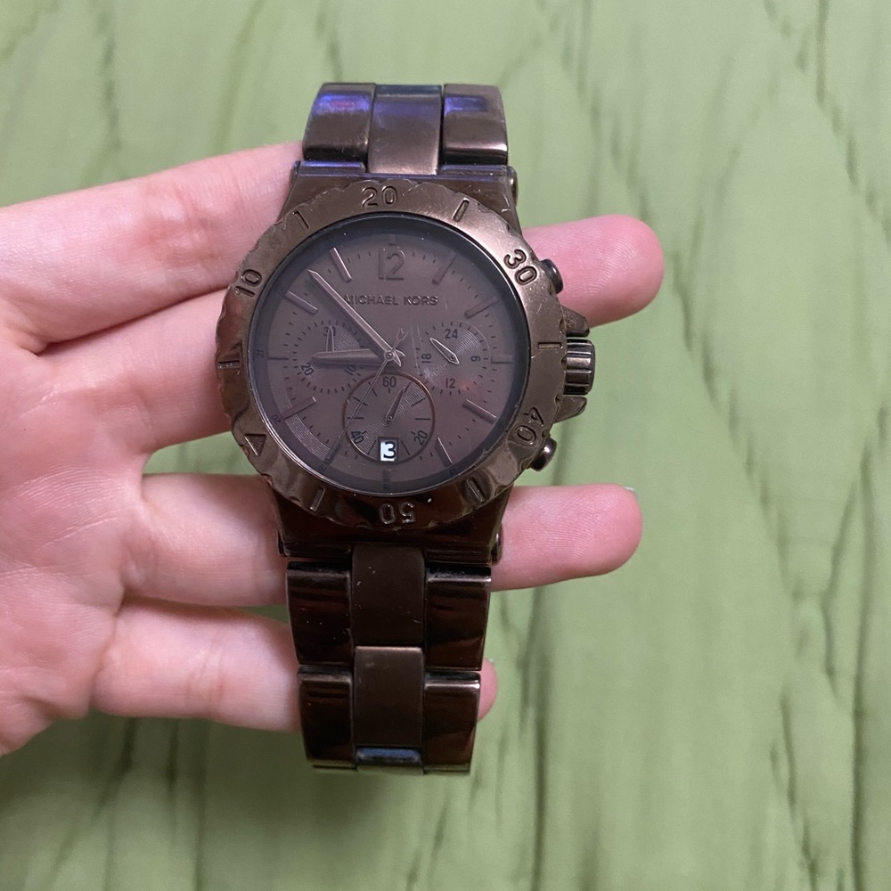 Michael Kors brown watch: needs new battery